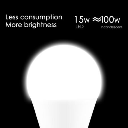 15W E27 Smart LED Bulb WIFI Control Equal to 100W Incandescent...