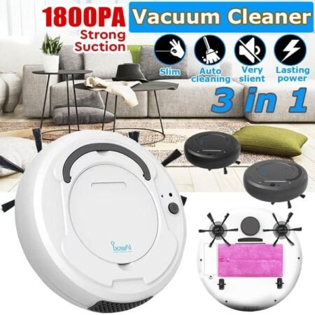 1800Pa Smart Robot Vacuum Cleaner Multifunctional 3-In-1...