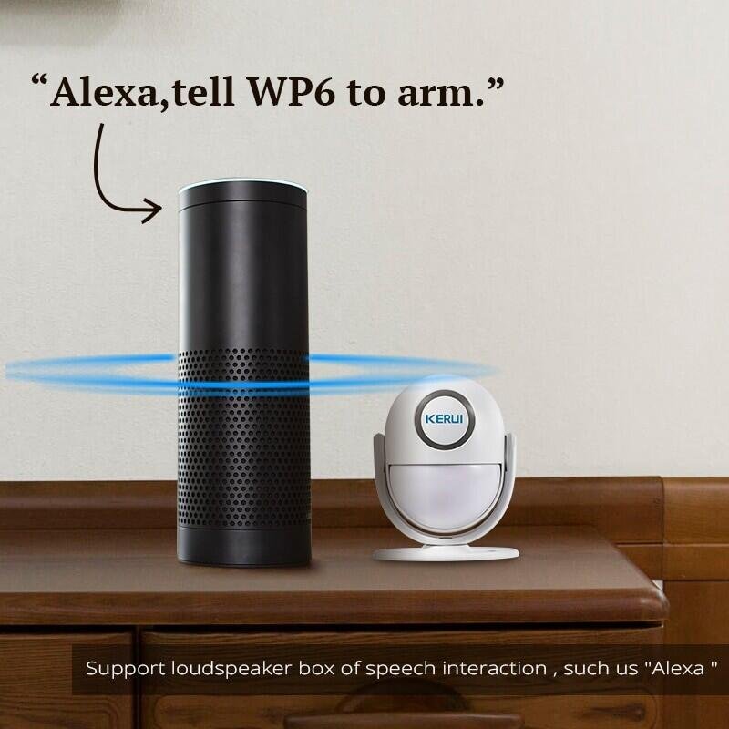 KERUI WIFI Home Security Alarm System Works with Alexa Smart App 120dB PIR Main Panel Door/window Sensor Wireless Burglar Alarm - Image 3