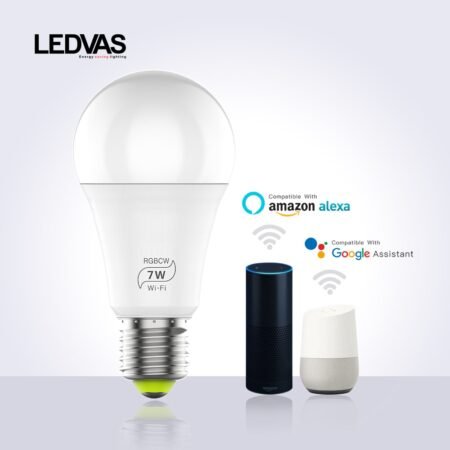 LEDVAS Wireless Smart Light Bulb LED 7W RGB Magic Light...