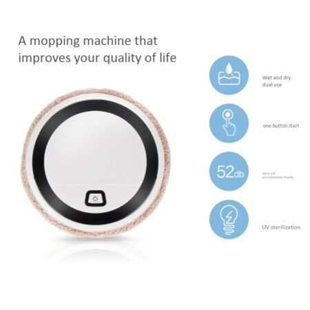 New Auto Vacuum Cleaner Robot Cleaning Home Automatic Mop Dust Clean for &Wet Floors&Carpet