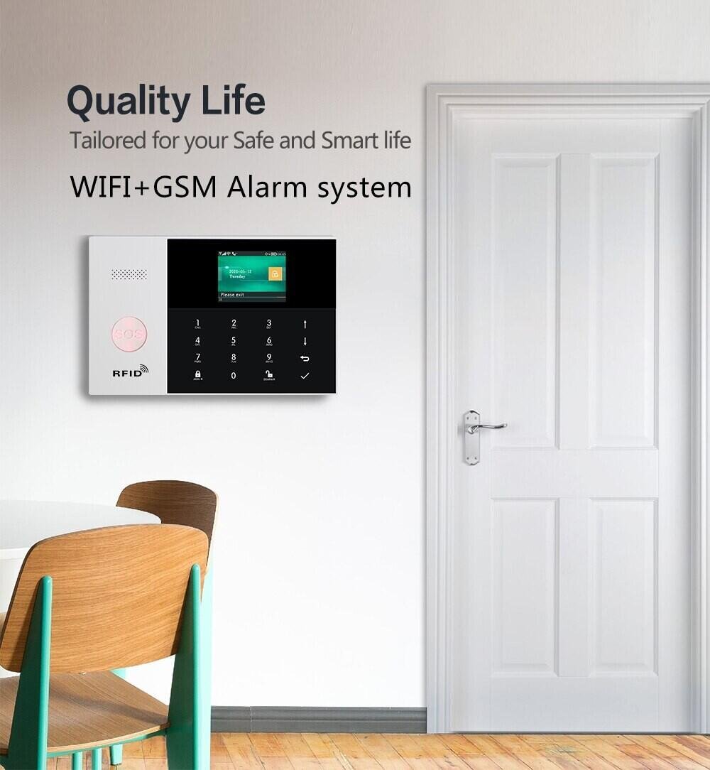 PGST PG105 TUYA GSM Alarm System with WiFi IP Camera...