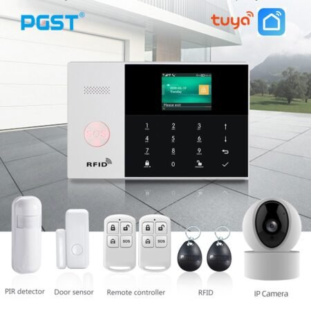 PGST PG105 TUYA GSM Alarm System with WiFi IP Camera...