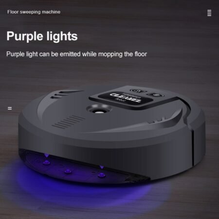 Robot Vacuum Cleaner UV Disinfection USB Smart Sweeping...