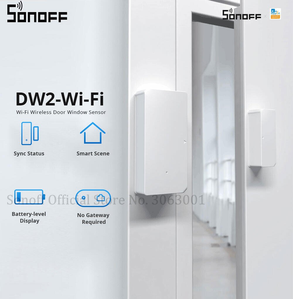 SONOFF DW2 Wifi Wireless Door Window Sensor Open /...