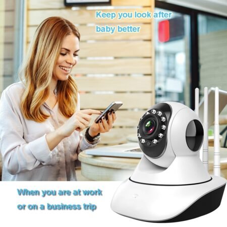 Security Camera 1080P IP Camera Wifi PTZ Wireless Two...