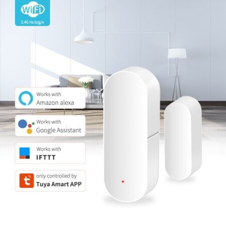 Smart WiFi Door Sensor Door Window Open Detector Home...