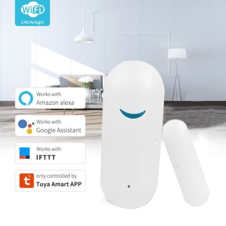 Smart WiFi Door Sensor Tuya Door Open / Closed Wireless...