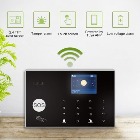 TUYA wifi security alarm system APP Control With IP...