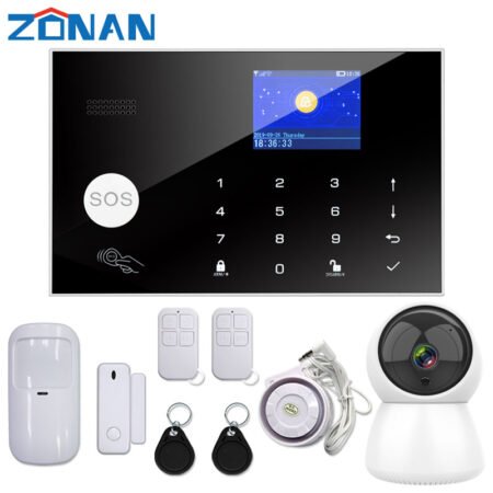 TUYA wifi security alarm system APP Control With IP...