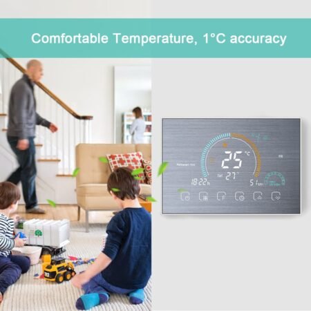 Touch Screen WiFi Smart Thermostat Aotumatic Mode Programmable...