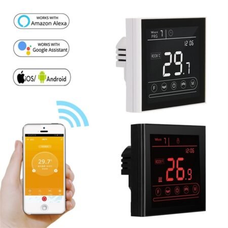 WIFI Smart Touch Thermostat Water Heating Electirc...