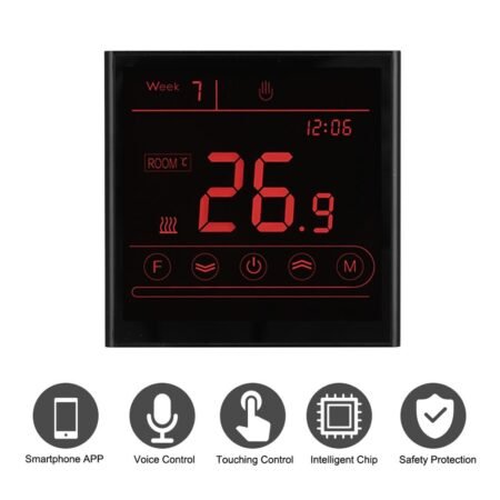 WIFI Smart Touch Thermostat Water Heating Electirc...