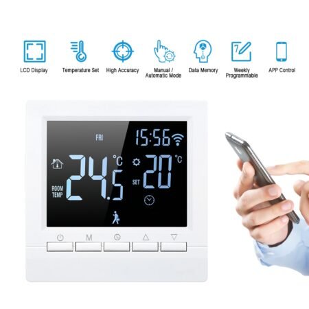 Wi-Fi Thermostat Smart Eletric Floor Heating Thermostat APP Control Programmable Digital Temperature Controller Thermostat