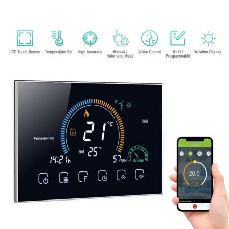 Wi-Fi Voice APP Control Smart Programmable Thermostat...