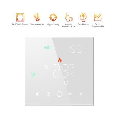 WiFi Smart Thermostat Temperature Controller for Gas...